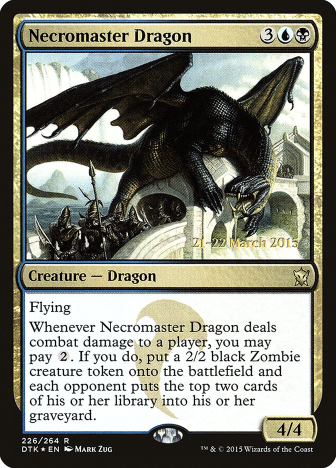Necromaster Dragon [Dragons of Tarkir Promos] (226s)