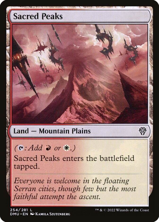 Sacred Peaks [Dominaria United] (254)