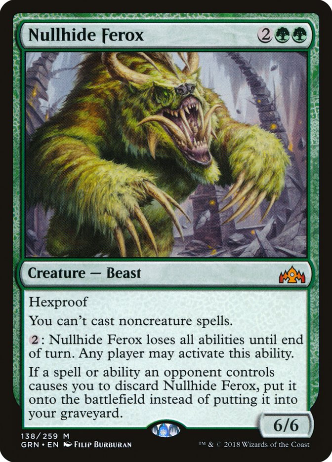 Nullhide Ferox [Guilds of Ravnica] (138)