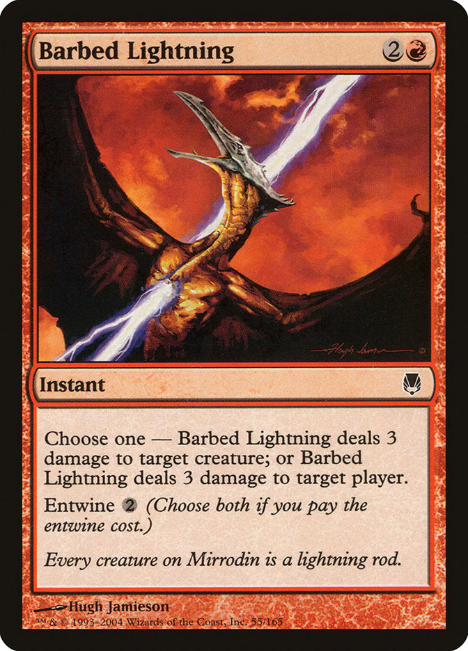 Barbed Lightning [Darksteel] (55)