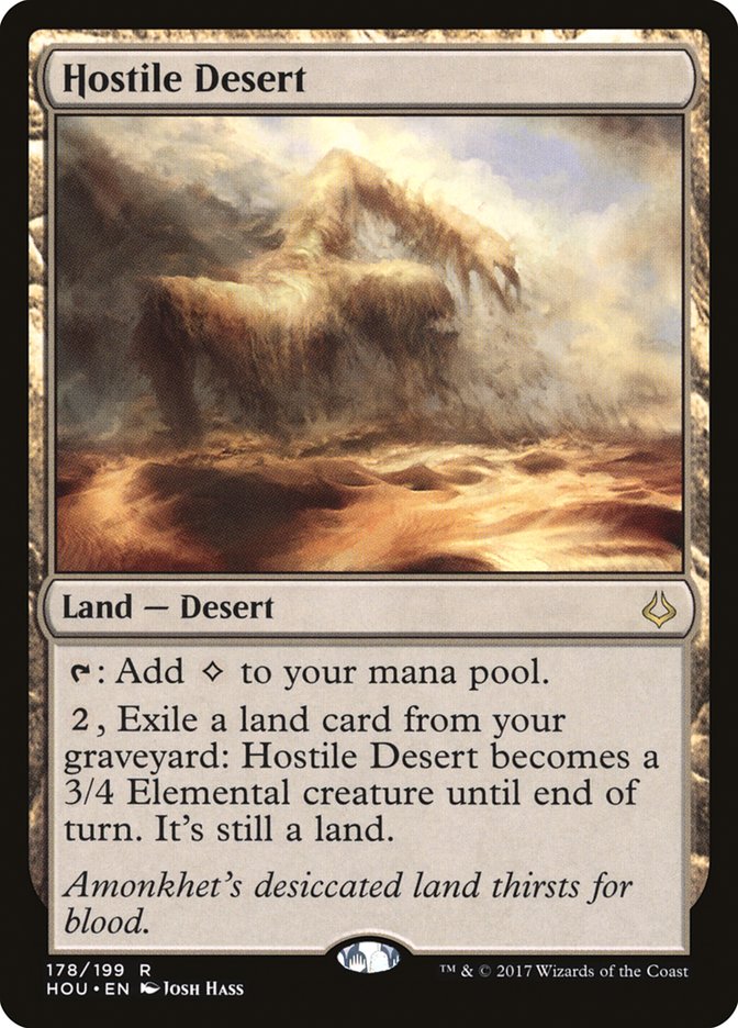 Hostile Desert [Hour of Devastation] (178)