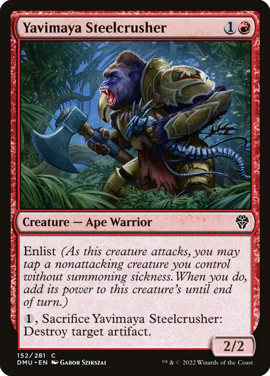 Yavimaya Steelcrusher [Dominaria United] (152)