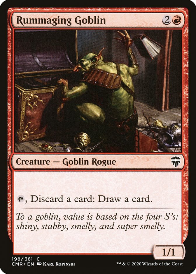 Rummaging Goblin [Commander Legends] (198)