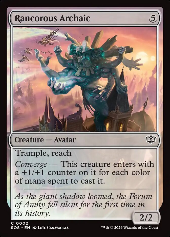 Rancorous Archaic [Secrets of Strixhaven] (2)