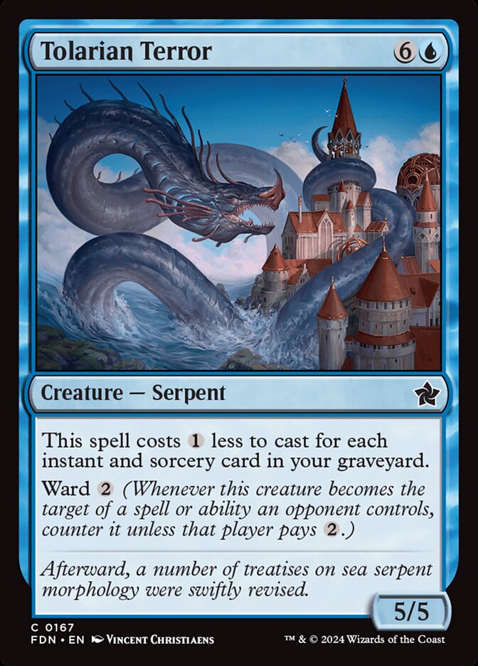 Tolarian Terror [Foundations] (167)