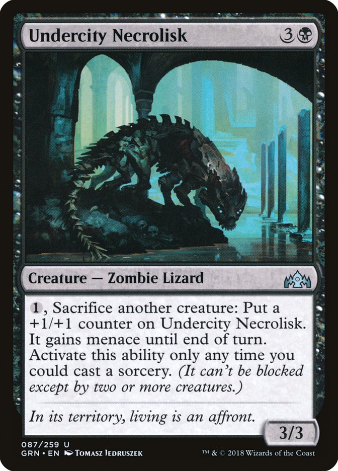 Undercity Necrolisk [Guilds of Ravnica] (87)
