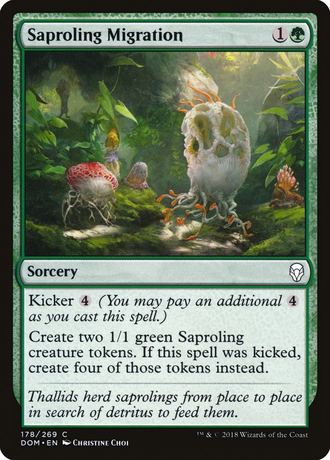 Saproling Migration [Dominaria] (178)