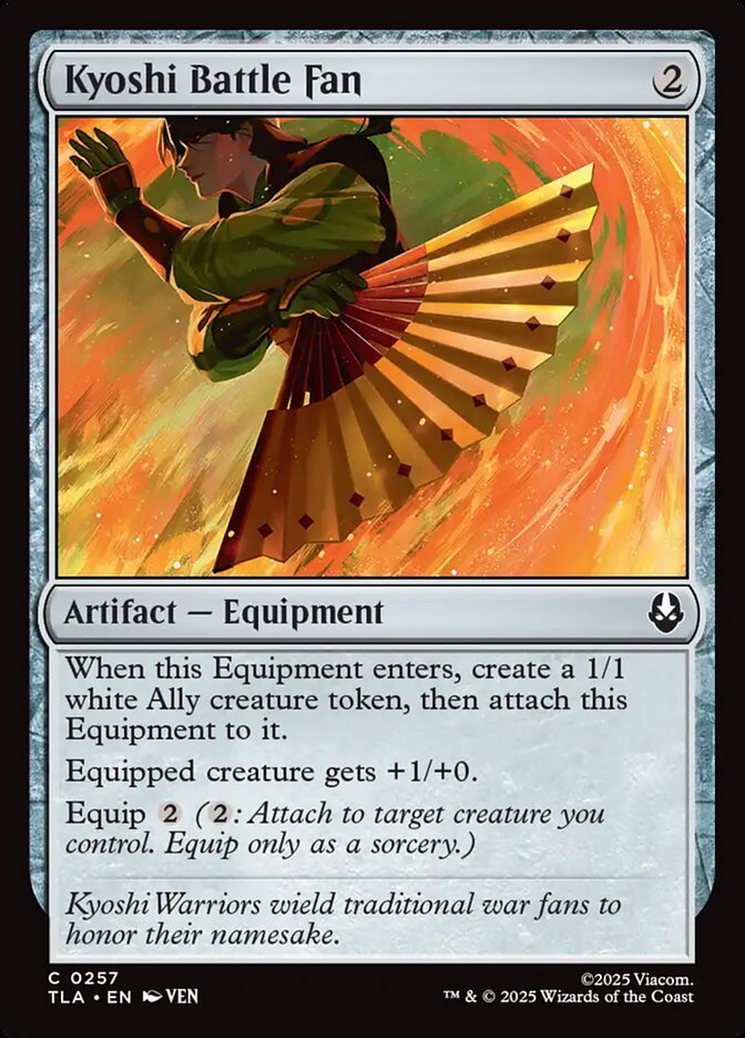 Kyoshi Battle Fan [Avatar: The Last Airbender] (257)