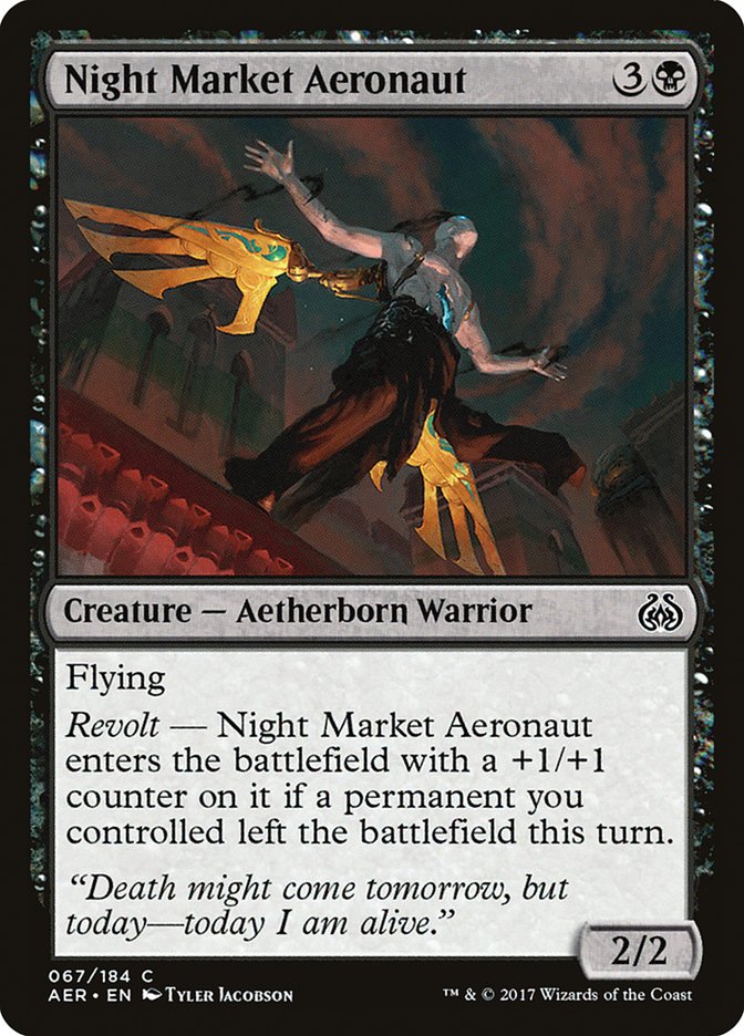 Night Market Aeronaut [Aether Revolt] (67)