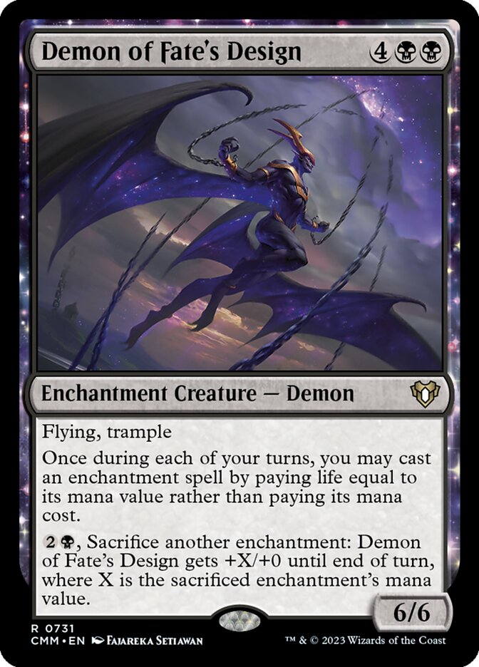 Demon of Fate's Design [Commander Masters] (731)