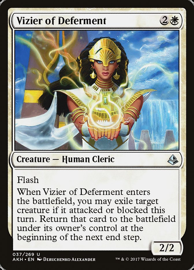 Vizier of Deferment [Amonkhet] (37)