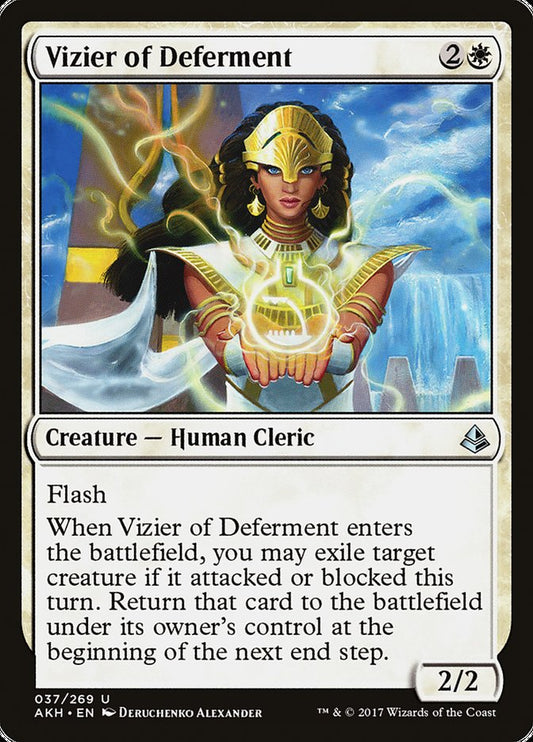 Vizier of Deferment [Amonkhet] (37)
