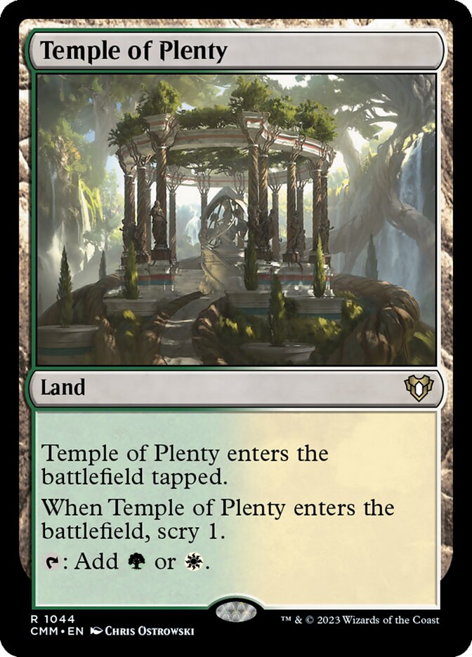 Temple of Plenty [Commander Masters] (1044)