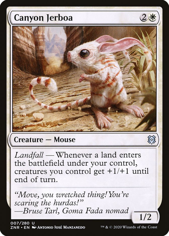 Canyon Jerboa [Zendikar Rising] (7)