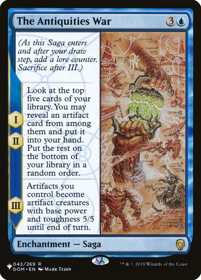 The Antiquities War [The List] (DOM-42)