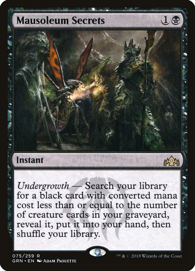 Mausoleum Secrets [Guilds of Ravnica] (75)