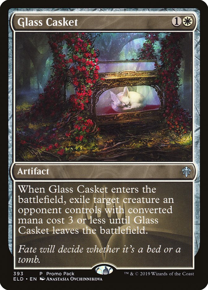Glass Casket [Throne of Eldraine Promos] (393)