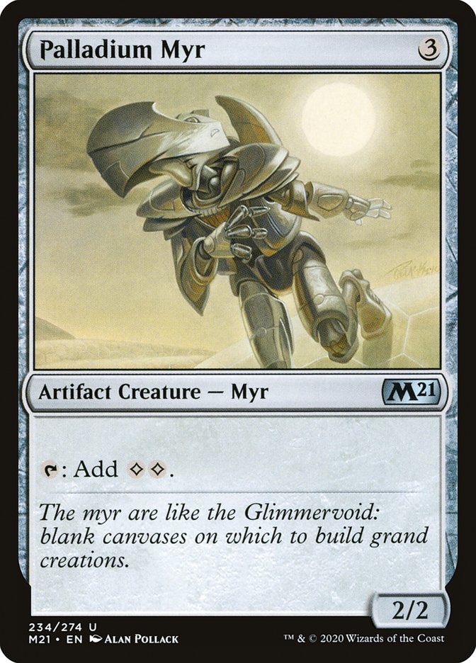 Palladium Myr [Core Set 2021] (234)