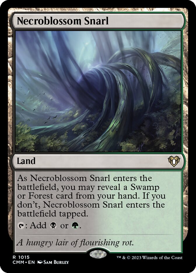 Necroblossom Snarl [Commander Masters] (1015)