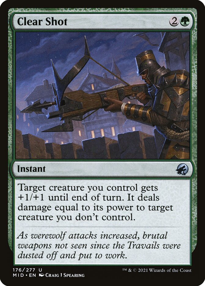 Clear Shot [Innistrad: Midnight Hunt] (176)