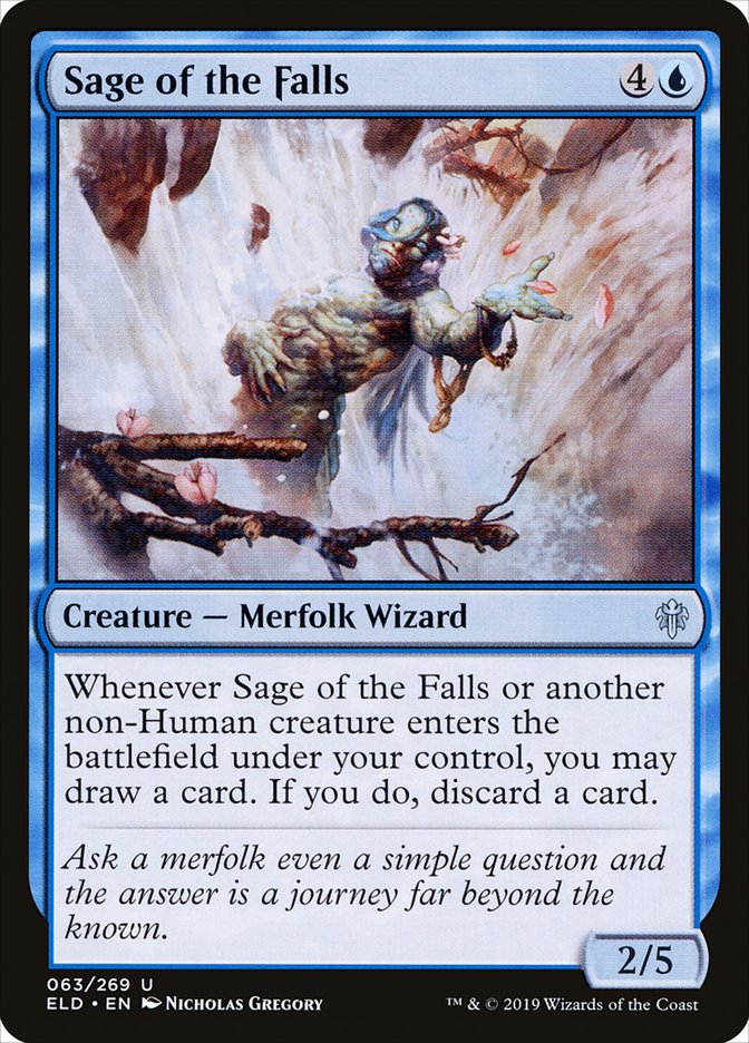 Sage of the Falls [Throne of Eldraine] (63)