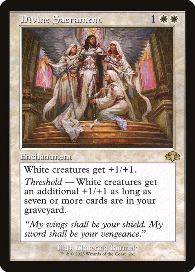Divine Sacrament [Dominaria Remastered] (262)