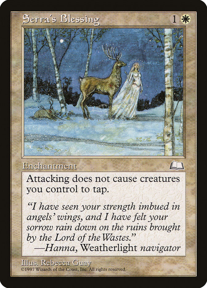 Serra's Blessing [Weatherlight] (25)