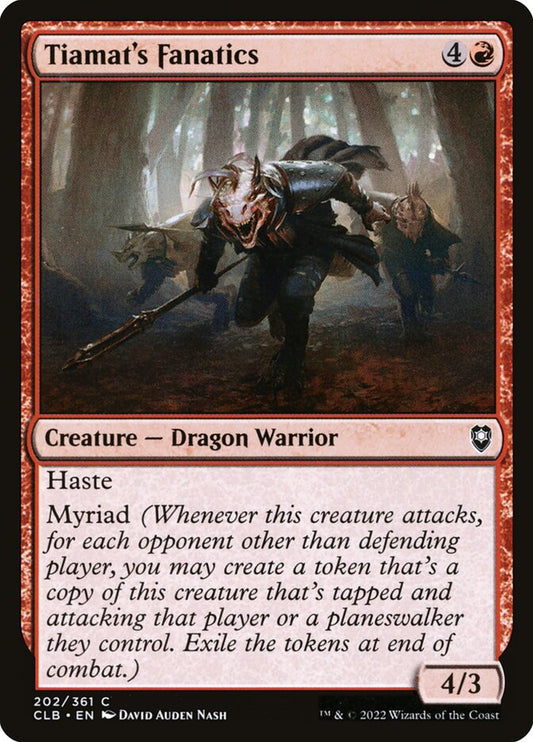 Tiamat's Fanatics [Commander Legends: Battle for Baldur's Gate] (202)