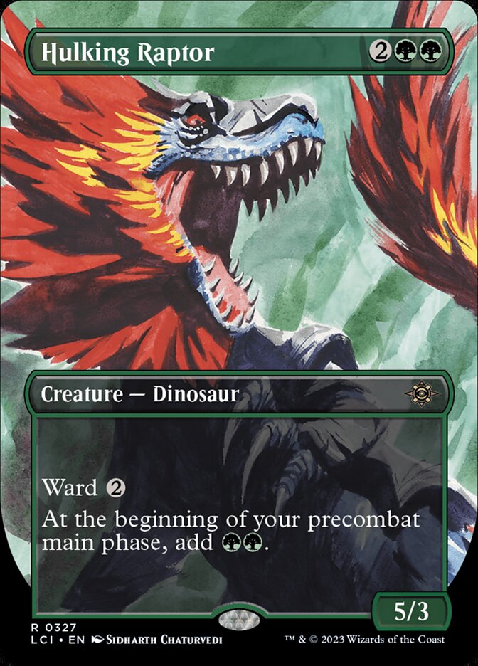 Hulking Raptor [The Lost Caverns of Ixalan] (327)