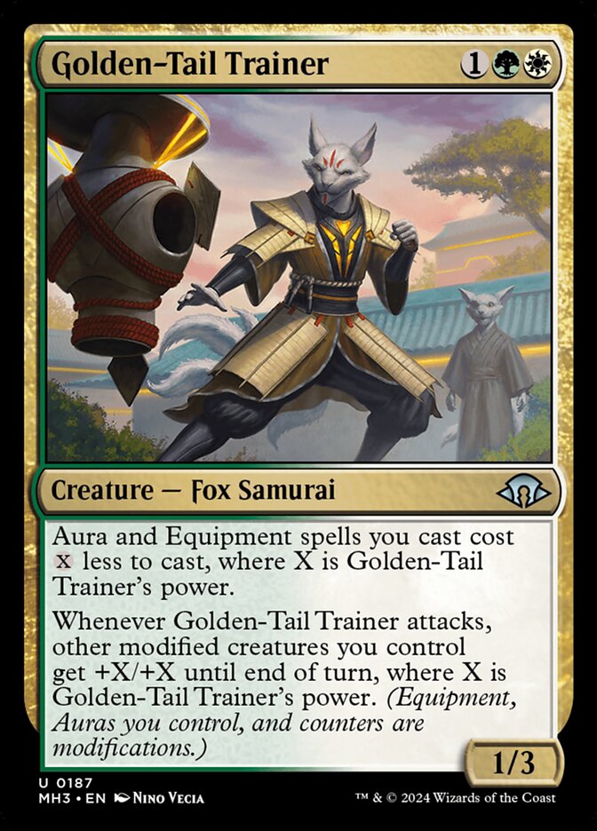 Golden-Tail Trainer [Modern Horizons 3] (187)