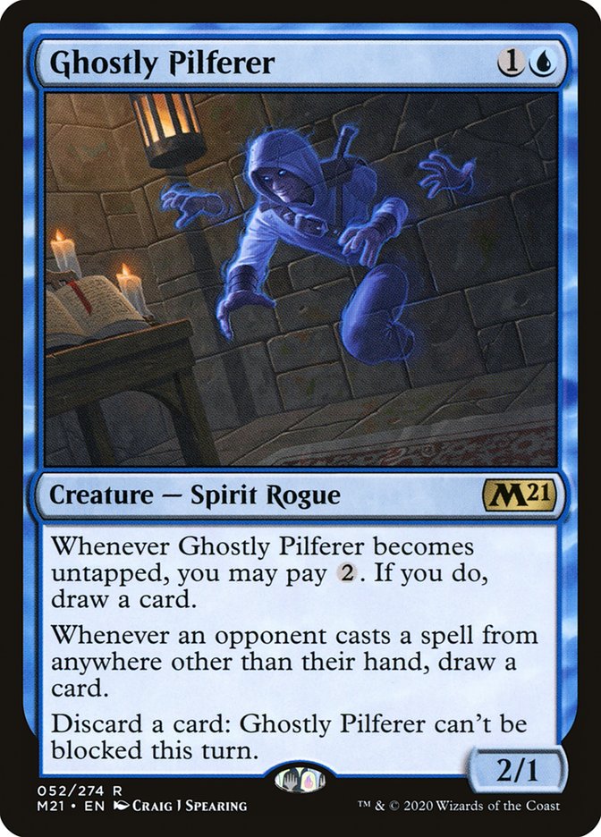 Ghostly Pilferer [Core Set 2021] (52)