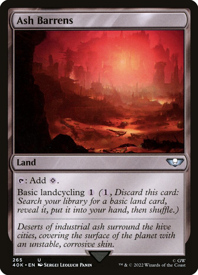 Ash Barrens [Warhammer 40,000 Commander] (265)