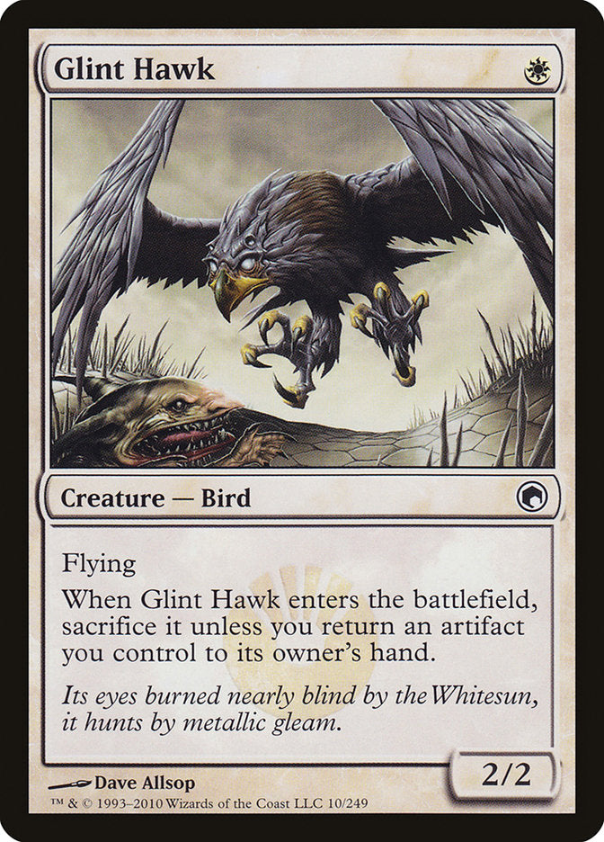 Glint Hawk [Scars of Mirrodin] (10)
