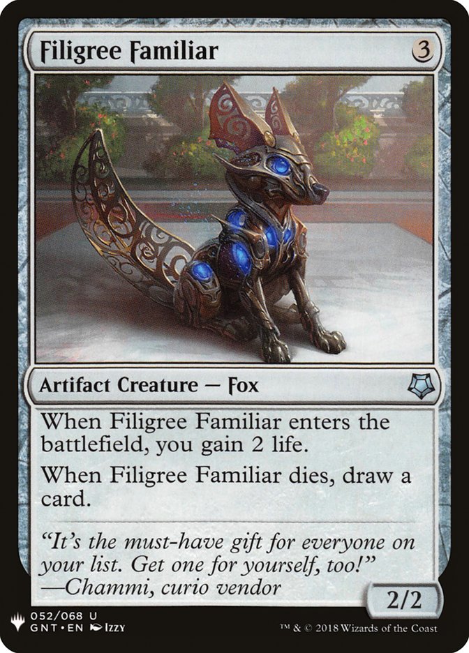 Filigree Familiar [The List] (GNT-52)