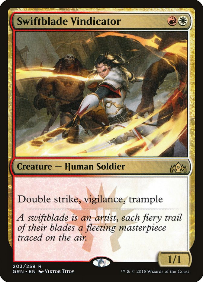 Swiftblade Vindicator [Guilds of Ravnica] (203)