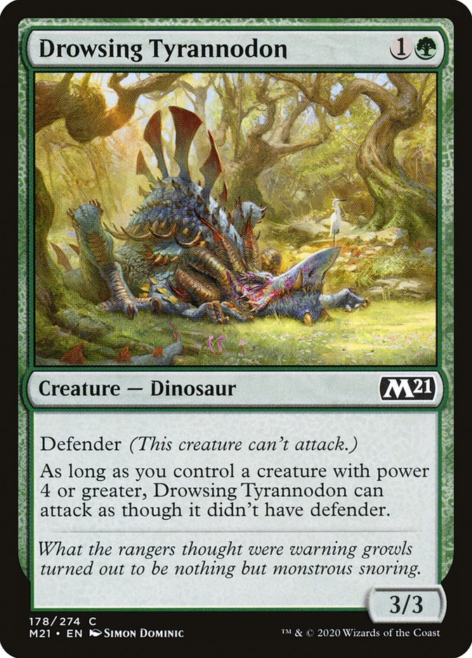 Drowsing Tyrannodon [Core Set 2021] (178)