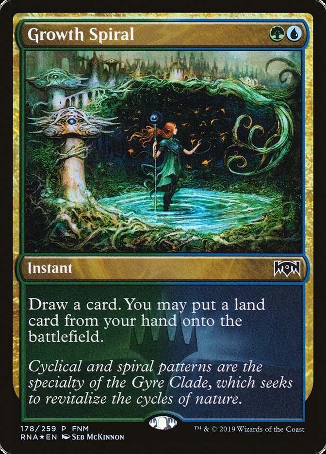 Growth Spiral [Ravnica Allegiance Promos] (178)