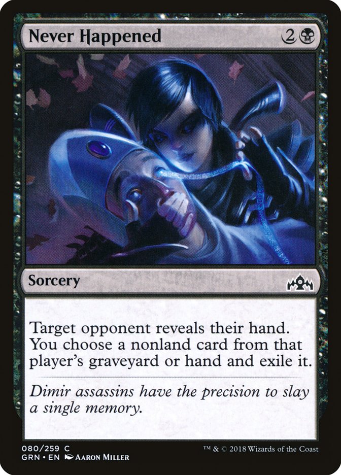 Never Happened [Guilds of Ravnica] (80)