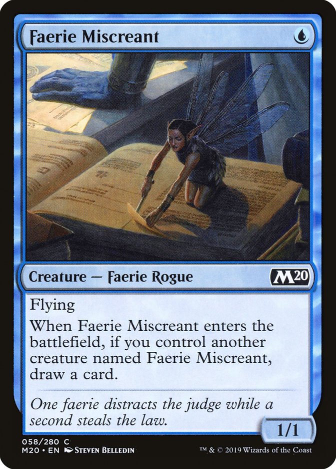 Faerie Miscreant [Core Set 2020] (58)