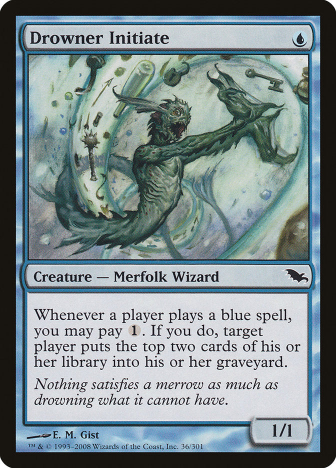 Drowner Initiate [Shadowmoor] (36)