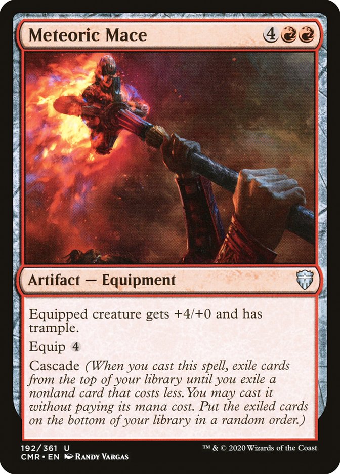 Meteoric Mace [Commander Legends] (192)