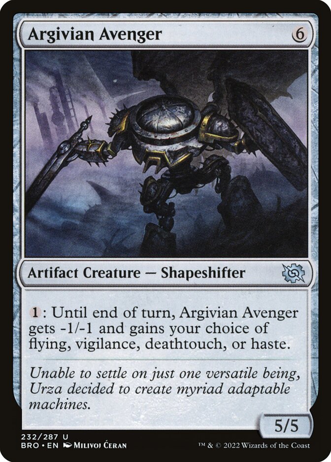 Argivian Avenger [The Brothers' War] (232)