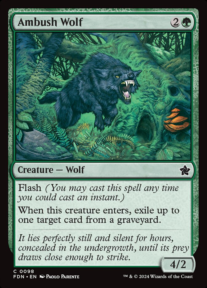 Ambush Wolf [Foundations] (98)