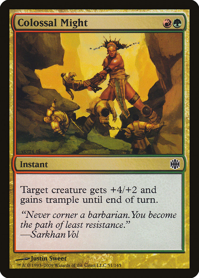 Colossal Might [Alara Reborn] (51)