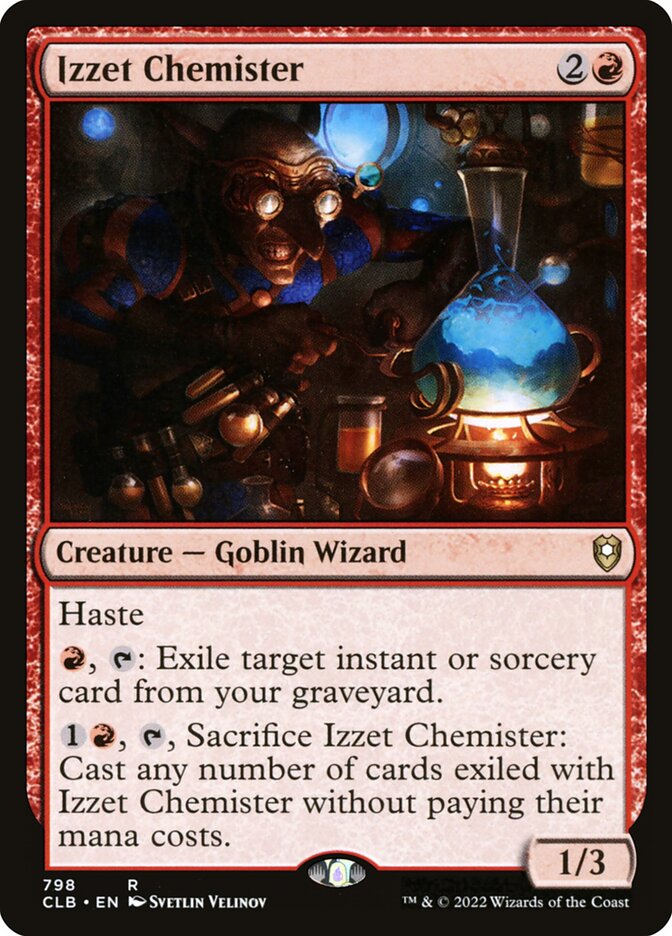 Izzet Chemister [Commander Legends: Battle for Baldur's Gate] (798)