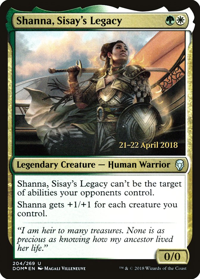 Shanna, Sisay's Legacy [Dominaria Promos] (204s)