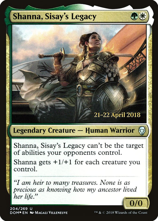 Shanna, Sisay's Legacy [Dominaria Promos] (204s)