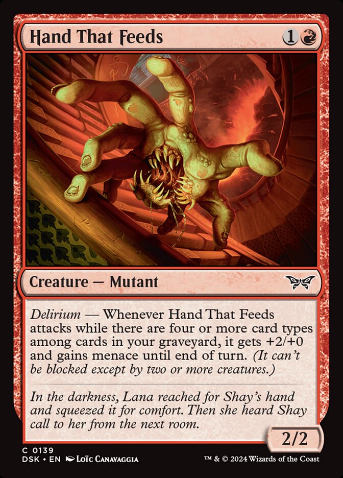 Hand That Feeds [Duskmourn: House of Horror] (139)