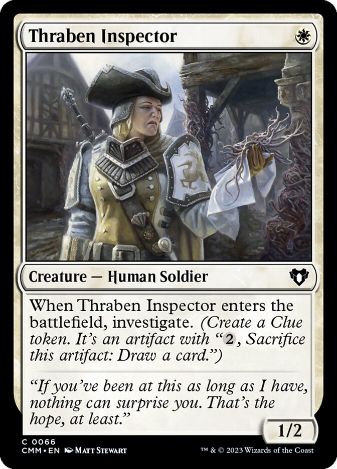 Thraben Inspector [Commander Masters] (66)