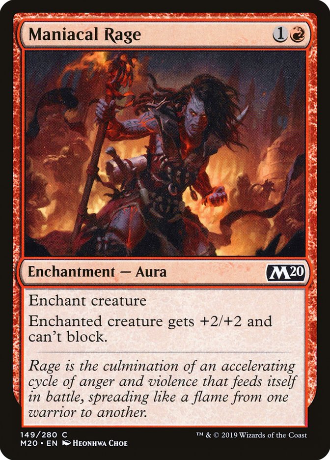 Maniacal Rage [Core Set 2020] (149)